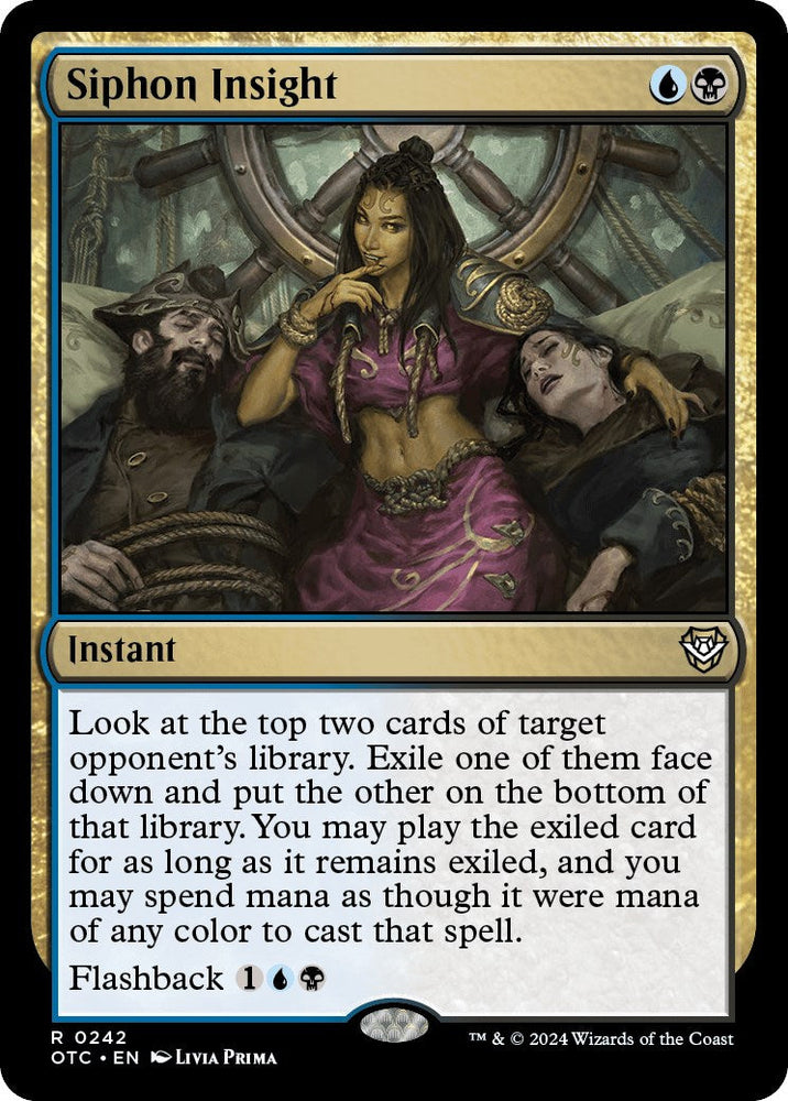 Siphon Insight [Outlaws of Thunder Junction Commander] Magic: The Gathering