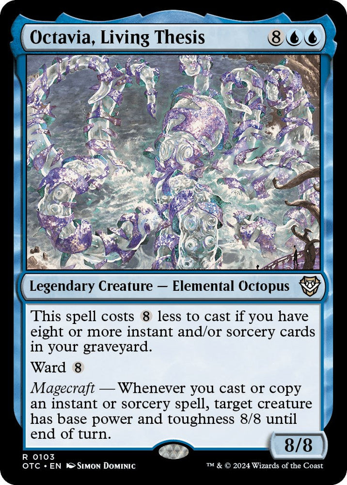 Octavia, Living Thesis [Outlaws of Thunder Junction Commander] Magic: The Gathering