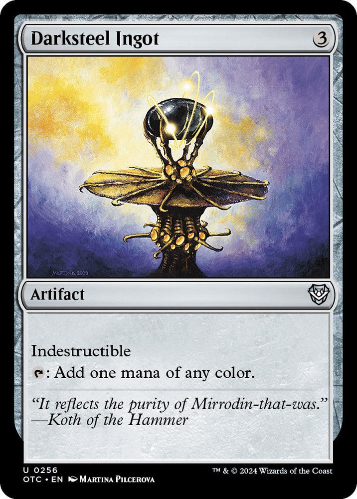 Darksteel Ingot [Outlaws of Thunder Junction Commander] Magic: The Gathering