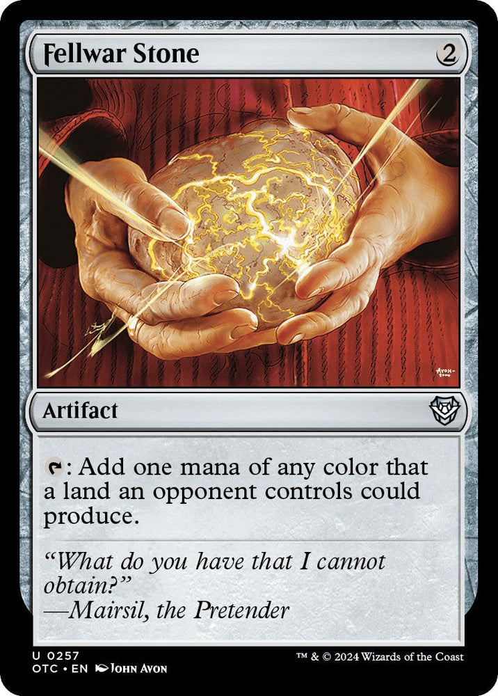 Fellwar Stone [Outlaws of Thunder Junction Commander] Magic: The Gathering