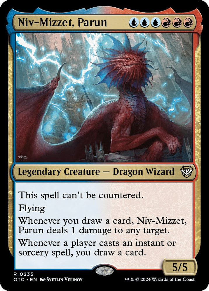 Niv-Mizzet, Parun [Outlaws of Thunder Junction Commander] Magic: The Gathering