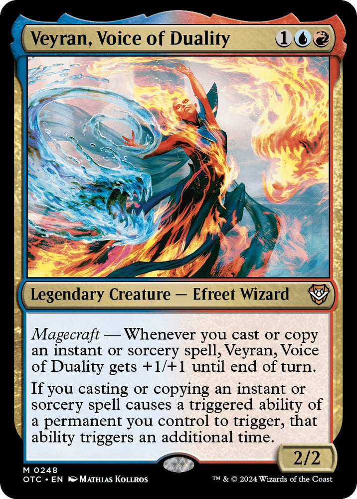 Veyran, Voice of Duality [Outlaws of Thunder Junction Commander] Magic: The Gathering