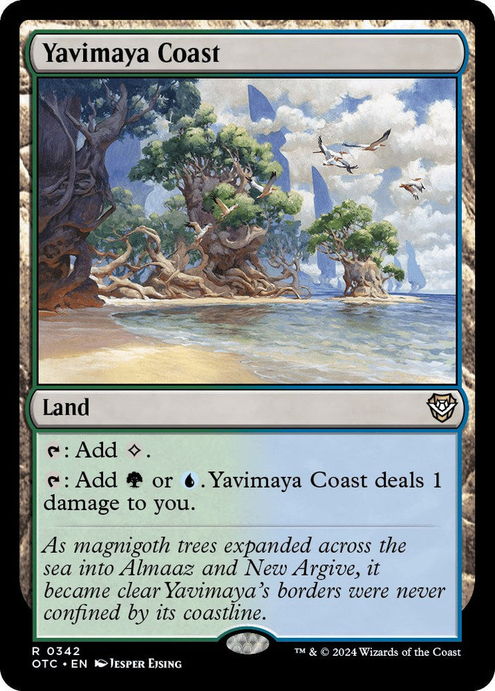 Yavimaya Coast [Outlaws of Thunder Junction Commander] Magic: The Gathering