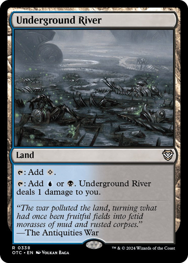 Underground River [Outlaws of Thunder Junction Commander] Magic: The Gathering