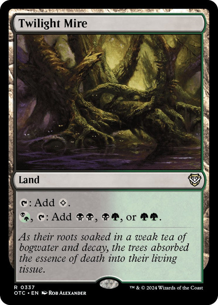 Twilight Mire [Outlaws of Thunder Junction Commander] Magic: The Gathering