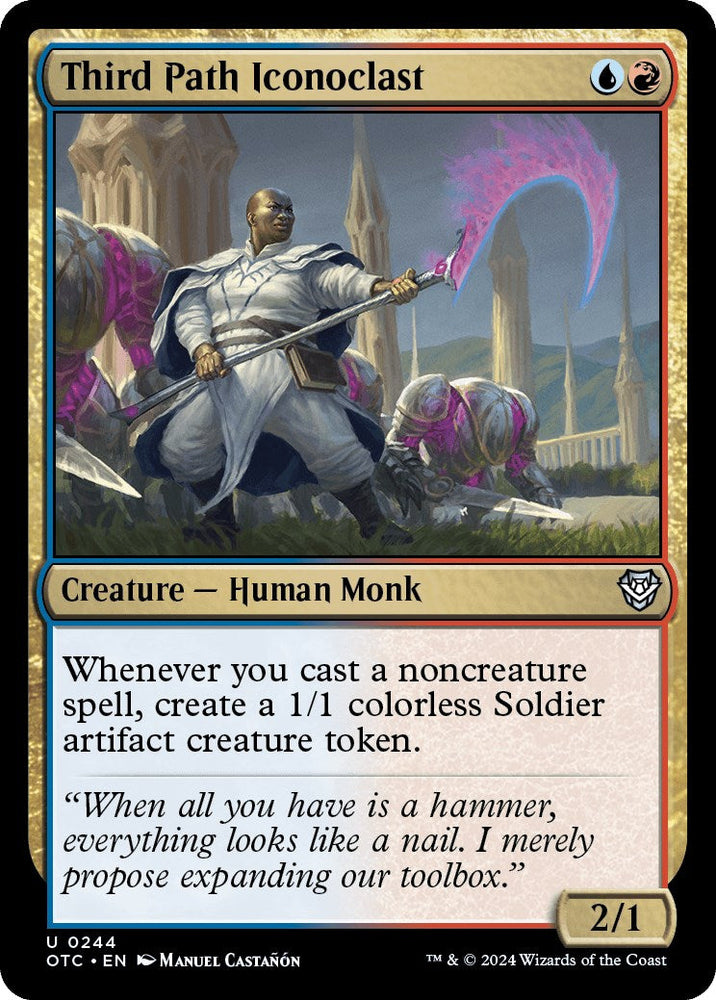 Third Path Iconoclast [Outlaws of Thunder Junction Commander] Magic: The Gathering