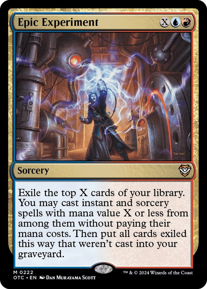 Epic Experiment [Outlaws of Thunder Junction Commander] Magic: The Gathering