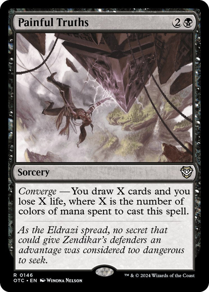 Painful Truths [Outlaws of Thunder Junction Commander] Magic: The Gathering