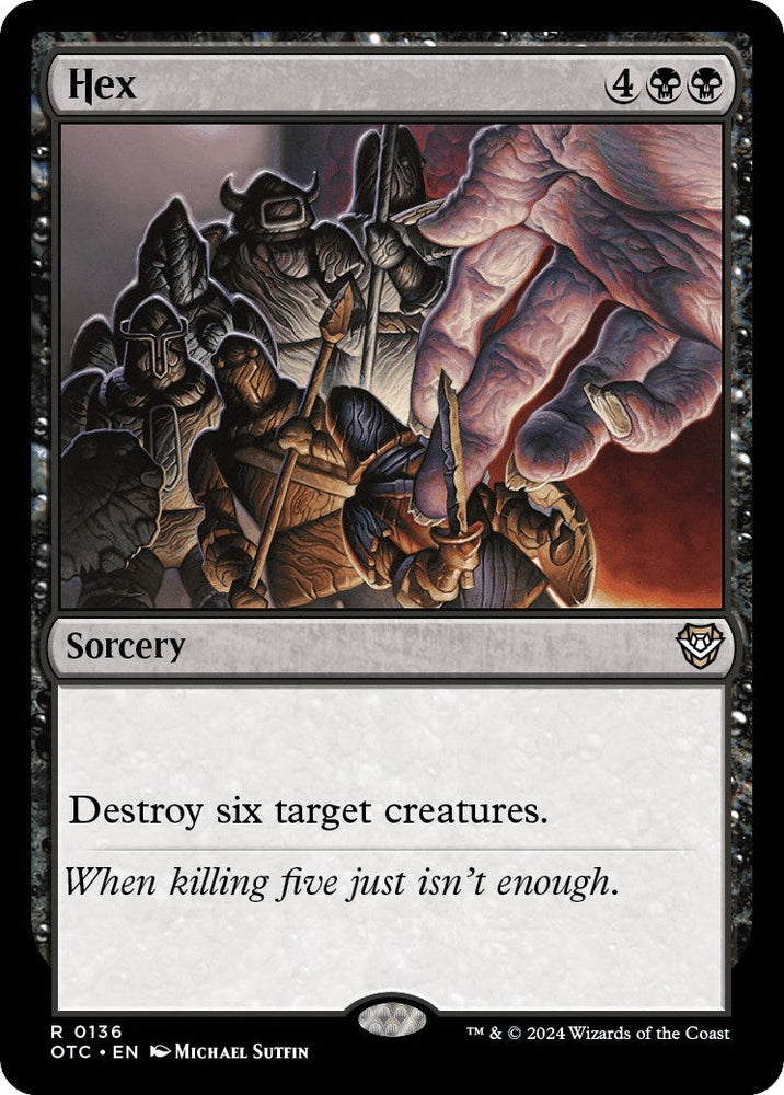 Hex [Outlaws of Thunder Junction Commander] Magic: The Gathering