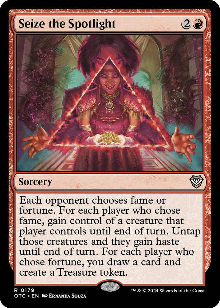 Seize the Spotlight [Outlaws of Thunder Junction Commander] Magic: The Gathering