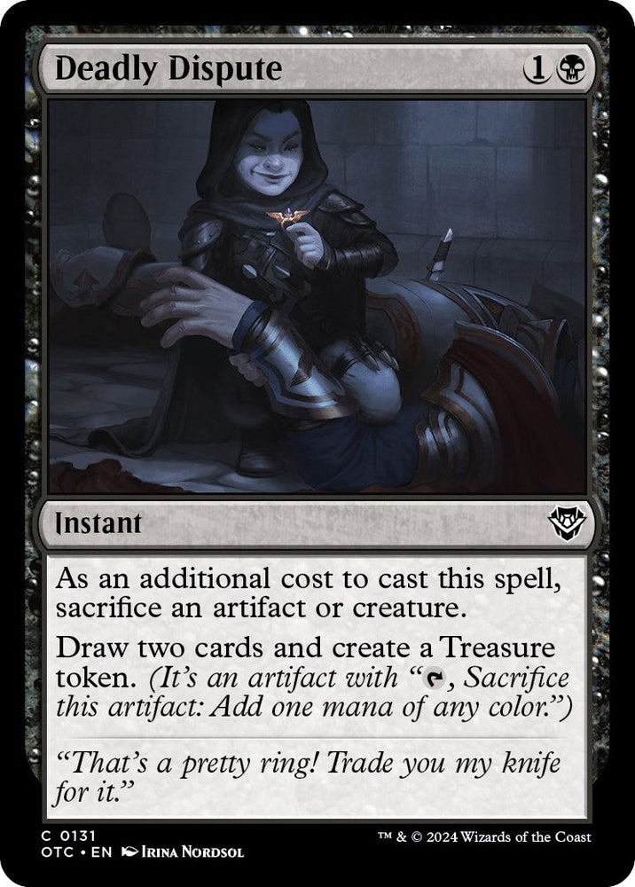 Deadly Dispute [Outlaws of Thunder Junction Commander] Magic: The Gathering