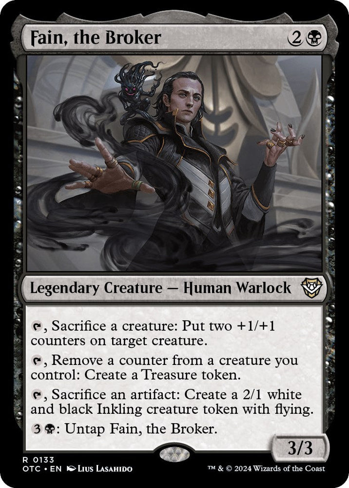 Fain, the Broker [Outlaws of Thunder Junction Commander] Magic: The Gathering