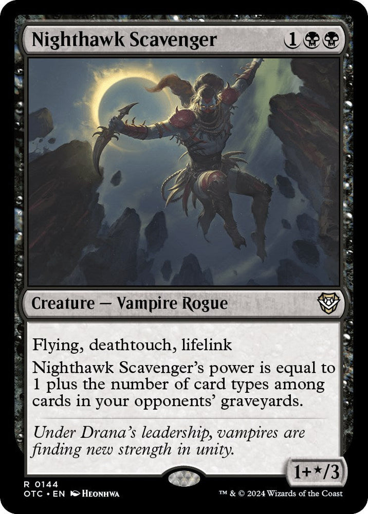 Nighthawk Scavenger [Outlaws of Thunder Junction Commander] Magic: The Gathering