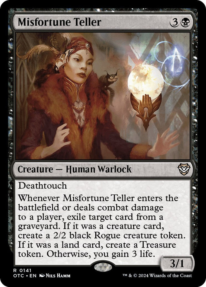 Misfortune Teller [Outlaws of Thunder Junction Commander] Magic: The Gathering