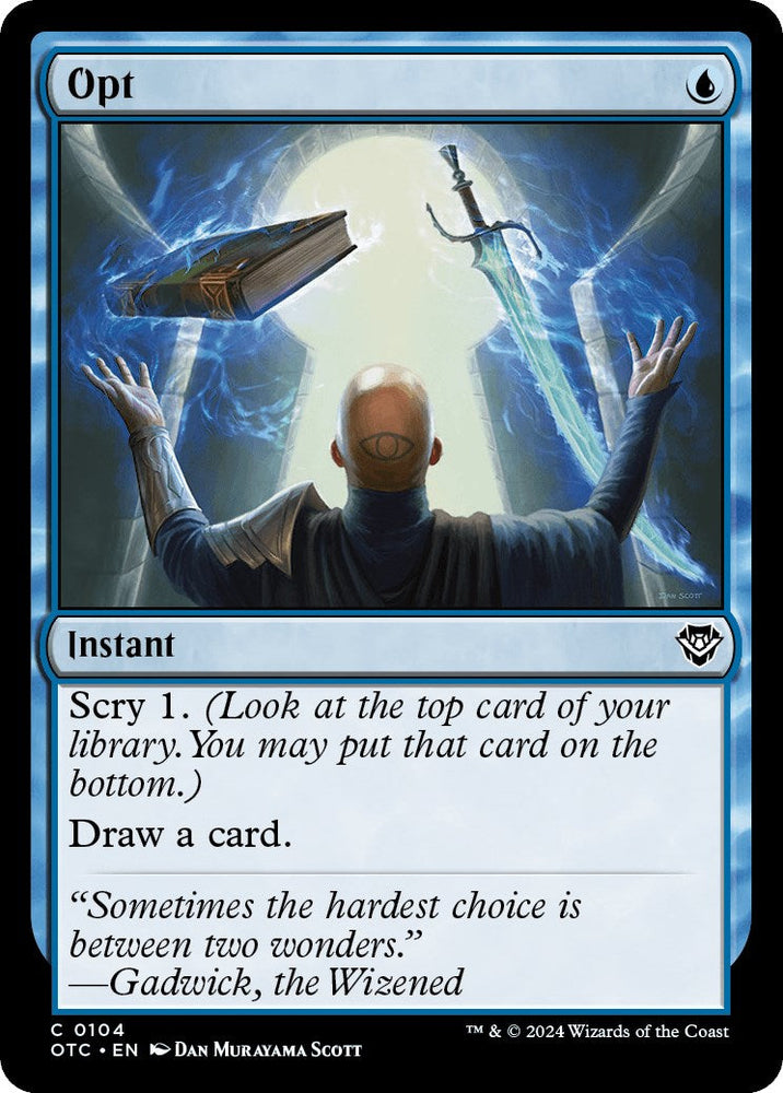 Opt [Outlaws of Thunder Junction Commander] Magic: The Gathering