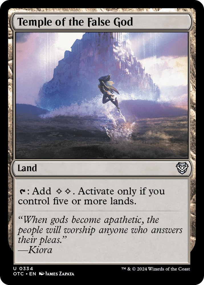Temple of the False God [Outlaws of Thunder Junction Commander] Magic: The Gathering