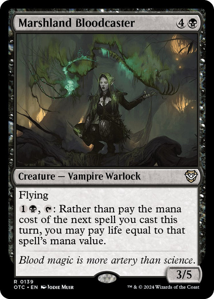 Marshland Bloodcaster [Outlaws of Thunder Junction Commander] Magic: The Gathering