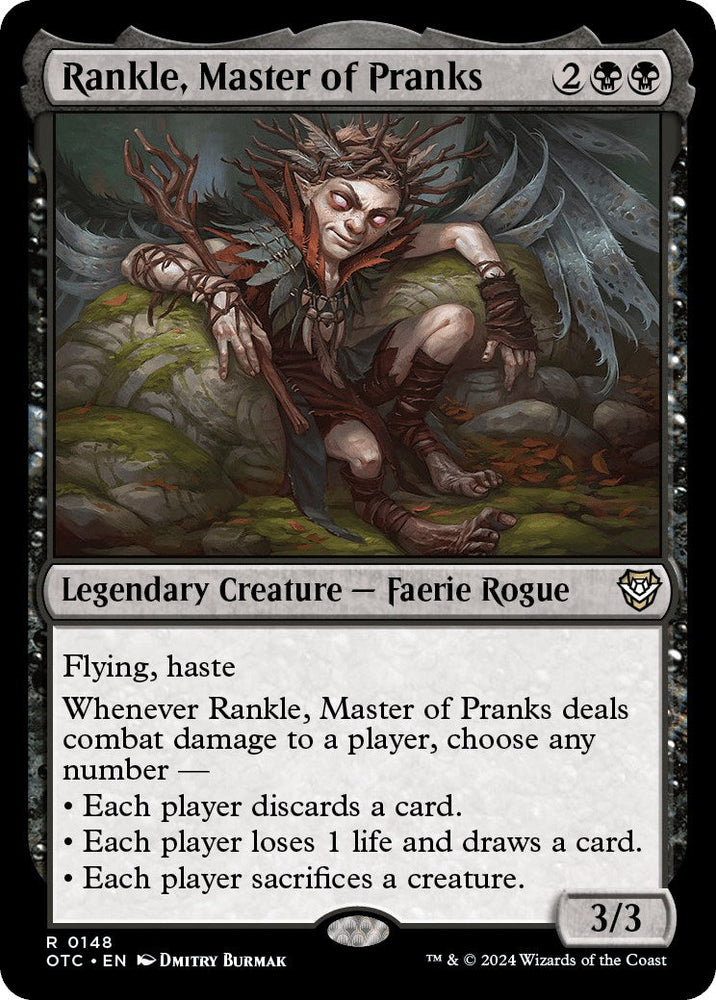 Rankle, Master of Pranks [Outlaws of Thunder Junction Commander] Magic: The Gathering