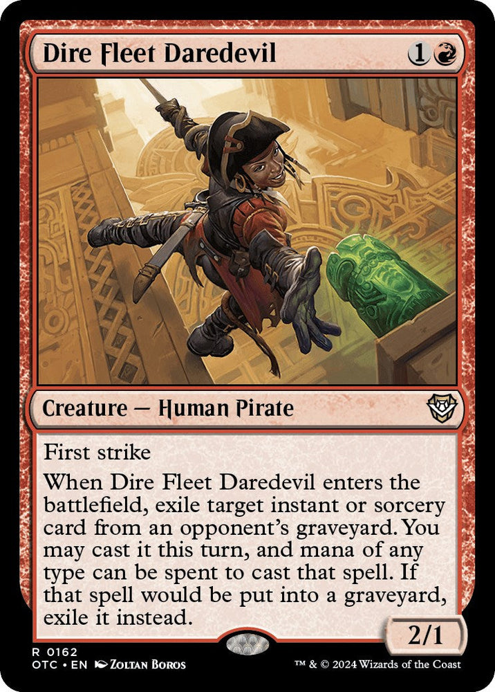 Dire Fleet Daredevil [Outlaws of Thunder Junction Commander] Magic: The Gathering