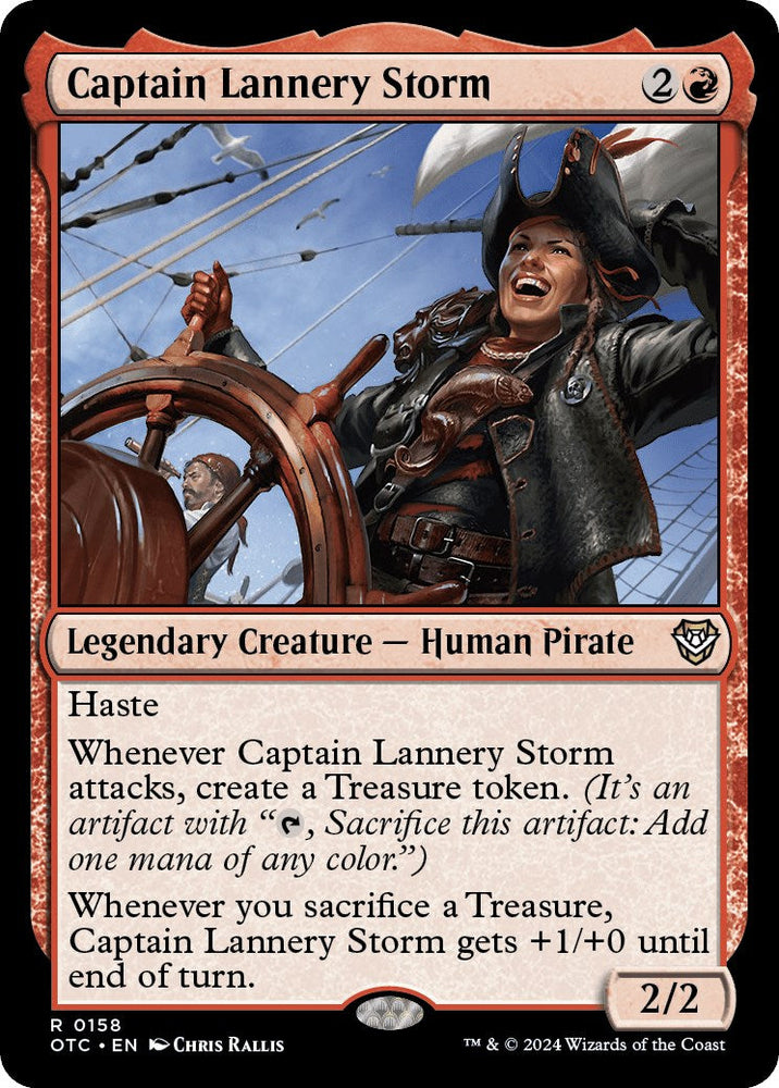 Captain Lannery Storm [Outlaws of Thunder Junction Commander] Magic: The Gathering