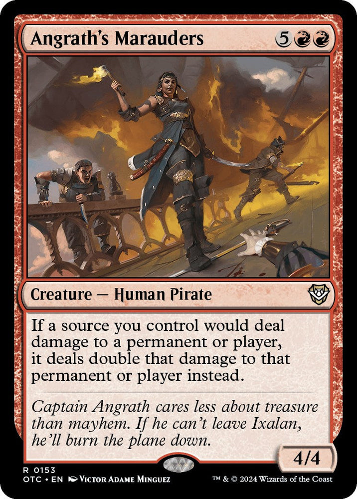 Angrath's Marauders [Outlaws of Thunder Junction Commander] Magic: The Gathering