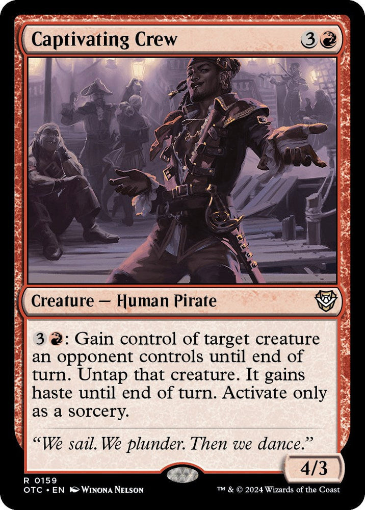 Captivating Crew [Outlaws of Thunder Junction Commander] Magic: The Gathering
