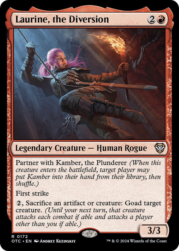 Laurine, the Diversion [Outlaws of Thunder Junction Commander] Magic: The Gathering