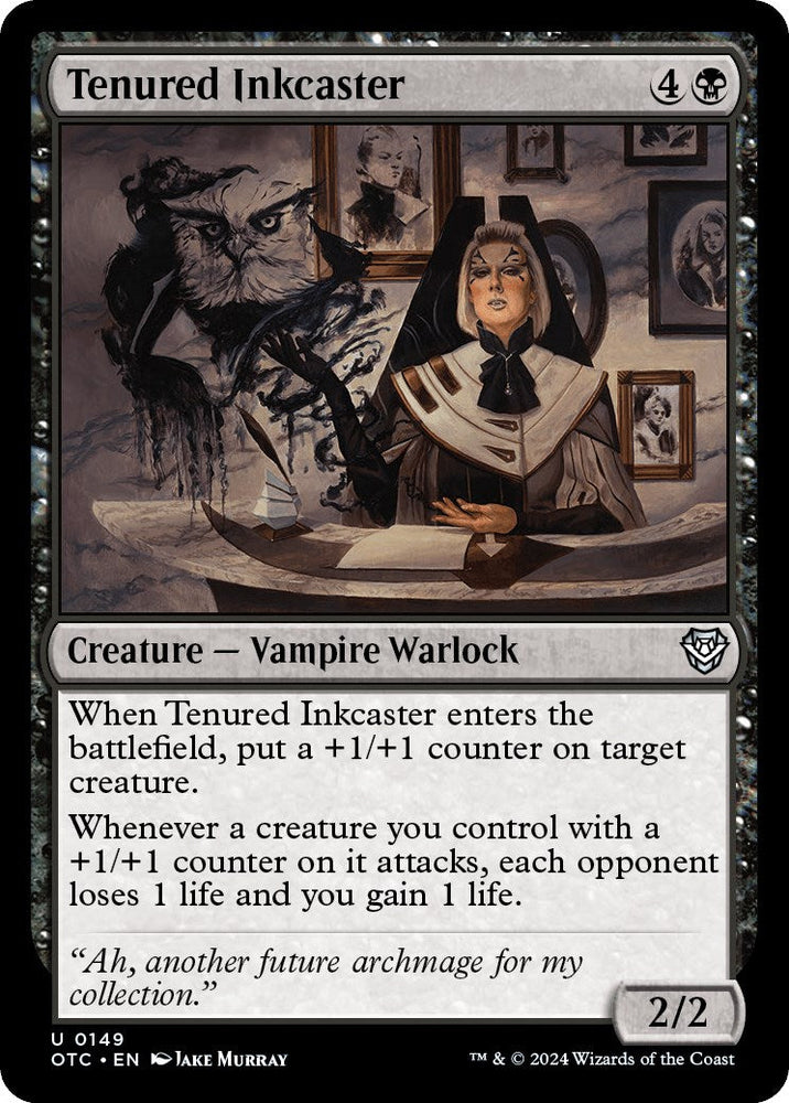 Tenured Inkcaster [Outlaws of Thunder Junction Commander] Magic: The Gathering