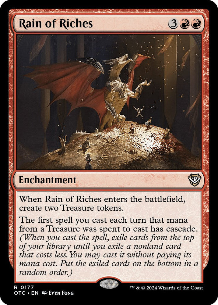 Rain of Riches [Outlaws of Thunder Junction Commander] Magic: The Gathering