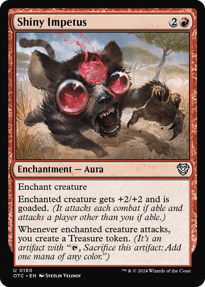Shiny Impetus [Outlaws of Thunder Junction Commander] Magic: The Gathering
