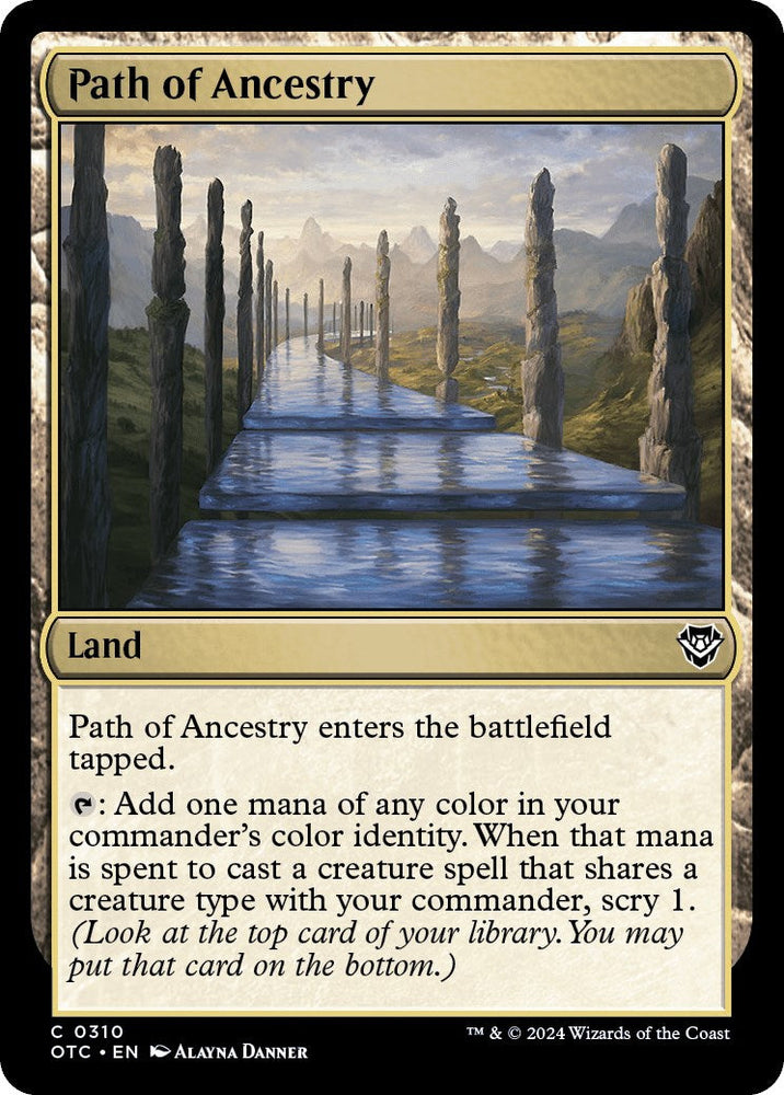 Path of Ancestry [Outlaws of Thunder Junction Commander] Magic: The Gathering