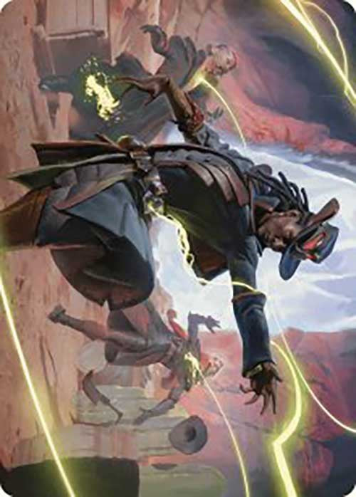 Lilah, Undefeated Slickshot Art Card [Outlaws of Thunder Junction Art Series] Magic: The Gathering