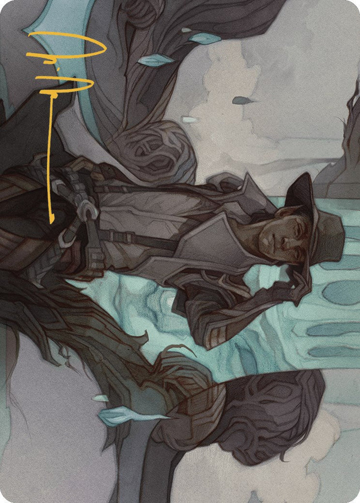 Kellan Joins Up Art Card (Gold-Stamped Signature) [Outlaws of Thunder Junction Art Series] Magic: The Gathering