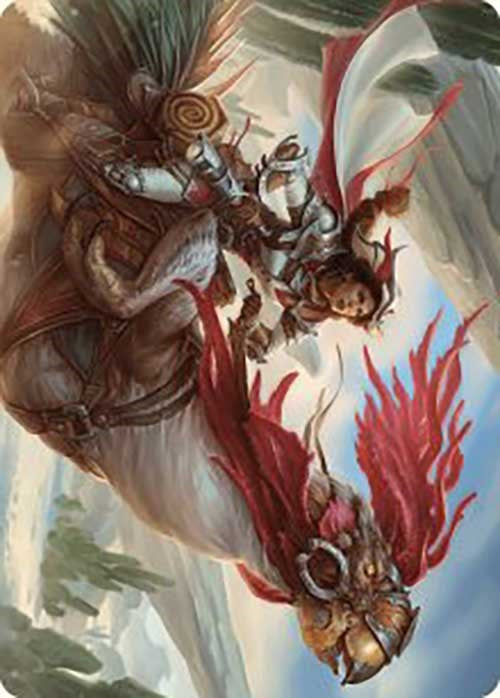 Frontier Seeker Art Card [Outlaws of Thunder Junction Art Series] Magic: The Gathering