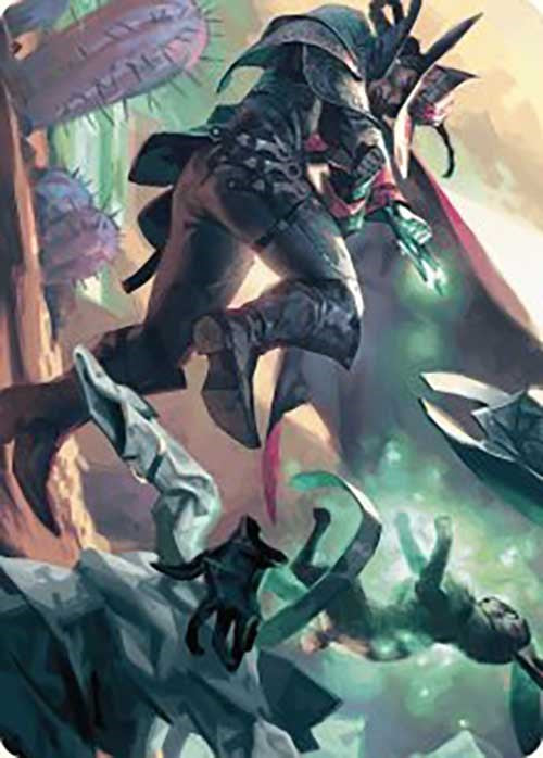 Metamorphic Blast Art Card [Outlaws of Thunder Junction Art Series] Magic: The Gathering