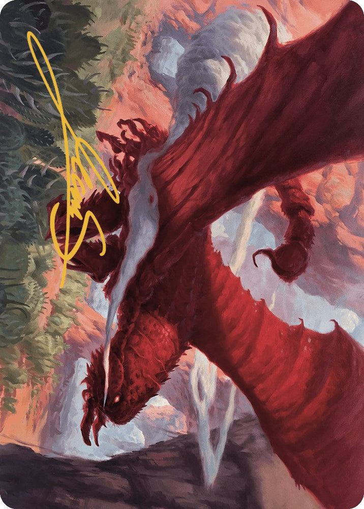 Stingerback Terror Art Card (Gold-Stamped Signature) [Outlaws of Thunder Junction Art Series] Magic: The Gathering