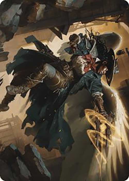 Archangel of Tithes Art Card [Outlaws of Thunder Junction Art Series] Magic: The Gathering