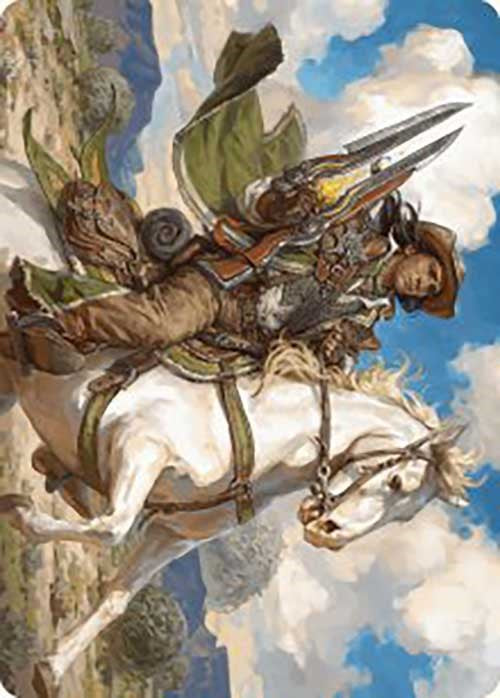 Wylie Duke, Atiin Hero Art Card [Outlaws of Thunder Junction Art Series] Magic: The Gathering