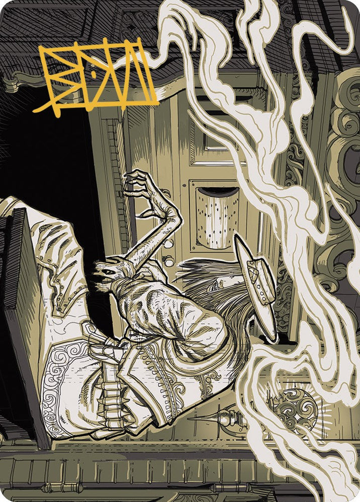 Vanishing Verse Art Card (Gold-Stamped Signature) [Outlaws of Thunder Junction Art Series] Magic: The Gathering