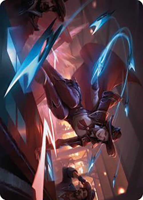 Slick Sequence Art Card [Outlaws of Thunder Junction Art Series] Magic: The Gathering