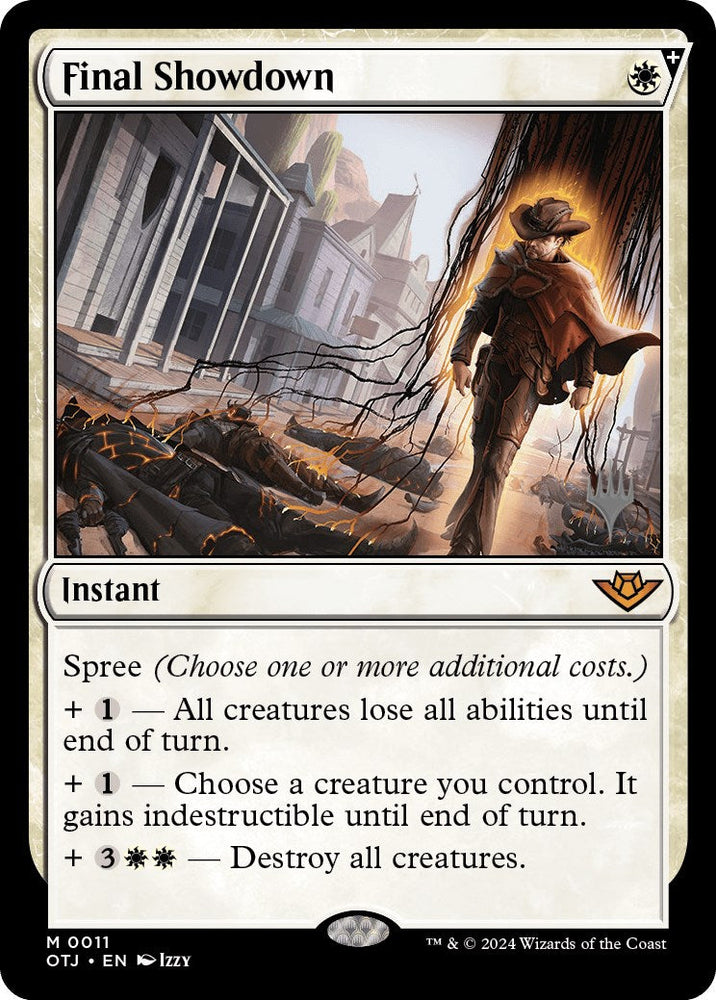 Final Showdown (Promo Pack) [Outlaws of Thunder Junction Promos] Magic: The Gathering