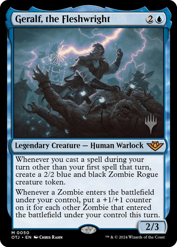 Geralf, the Fleshwright (Promo Pack) [Outlaws of Thunder Junction Promos] Magic: The Gathering