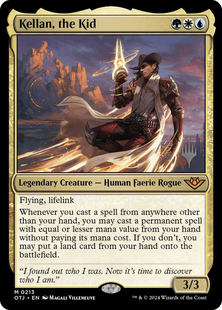 Kellan, the Kid (Promo Pack) [Outlaws of Thunder Junction Promos] Magic: The Gathering