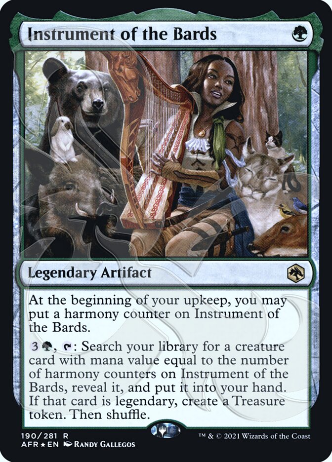 Instrument of the Bards (Ampersand Promo) [Dungeons & Dragons: Adventures in the Forgotten Realms Promos] Magic: The Gathering
