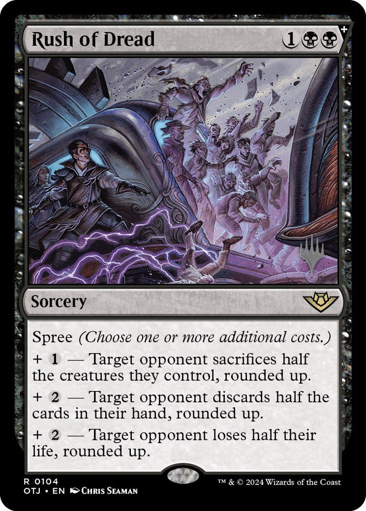 Rush of Dread (Promo Pack) [Outlaws of Thunder Junction Promos] Magic: The Gathering