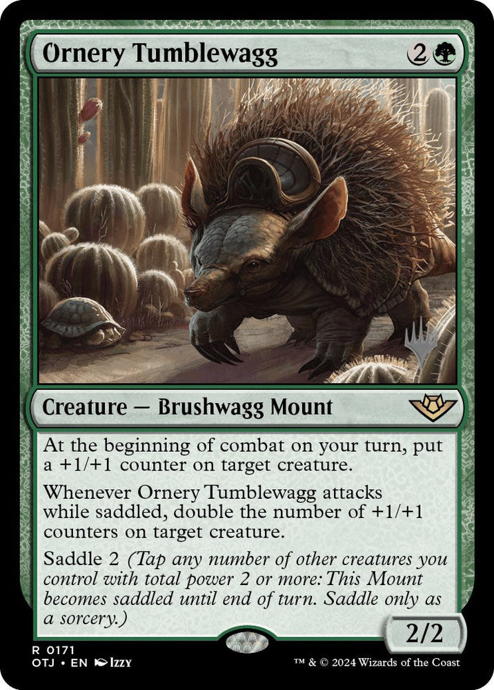 Ornery Tumblewagg (Promo Pack) [Outlaws of Thunder Junction Promos] Magic: The Gathering