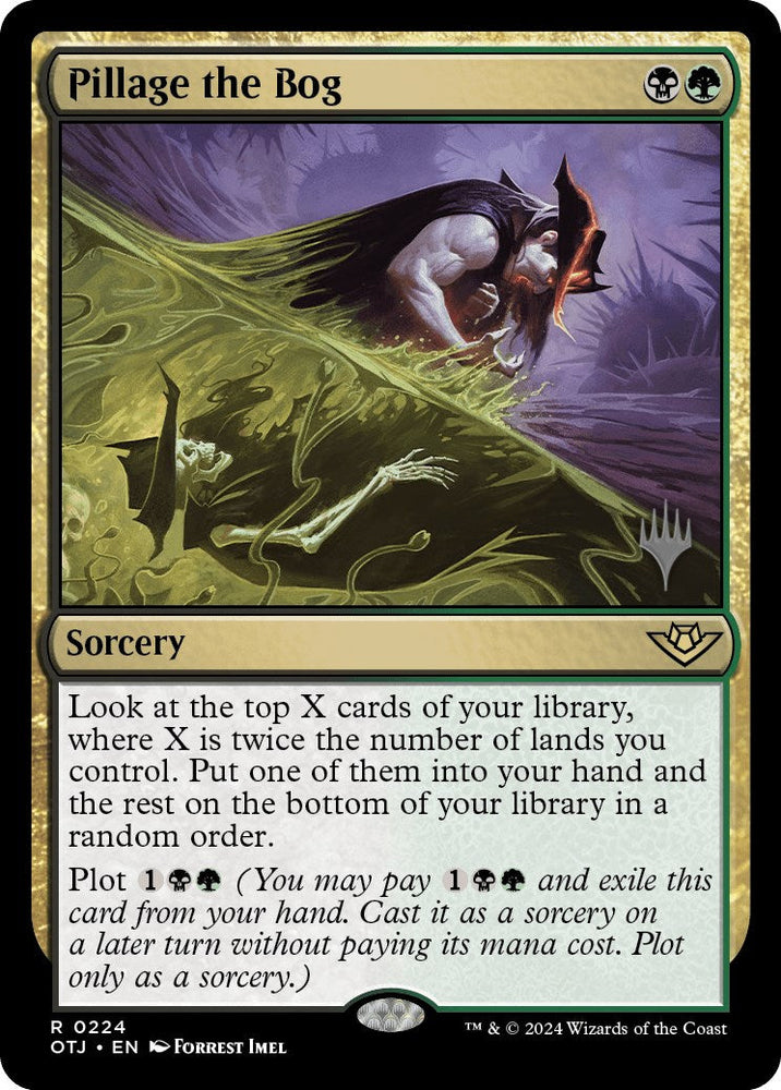 Pillage the Bog (Promo Pack) [Outlaws of Thunder Junction Promos] Magic: The Gathering