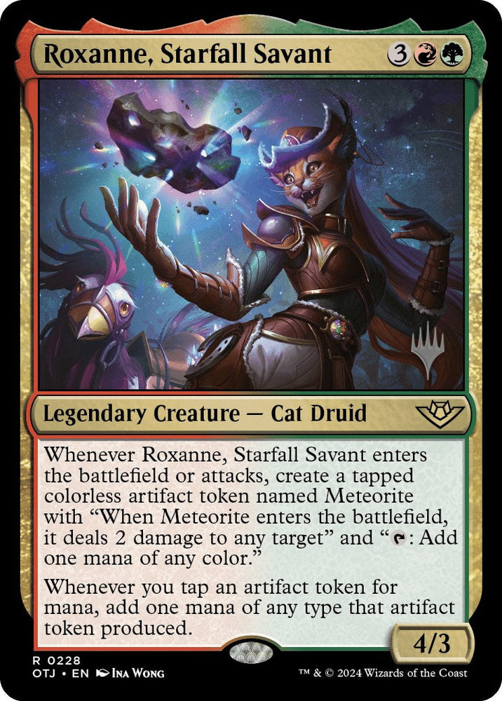 Roxanne, Starfall Savant (Promo Pack) [Outlaws of Thunder Junction Promos] Magic: The Gathering