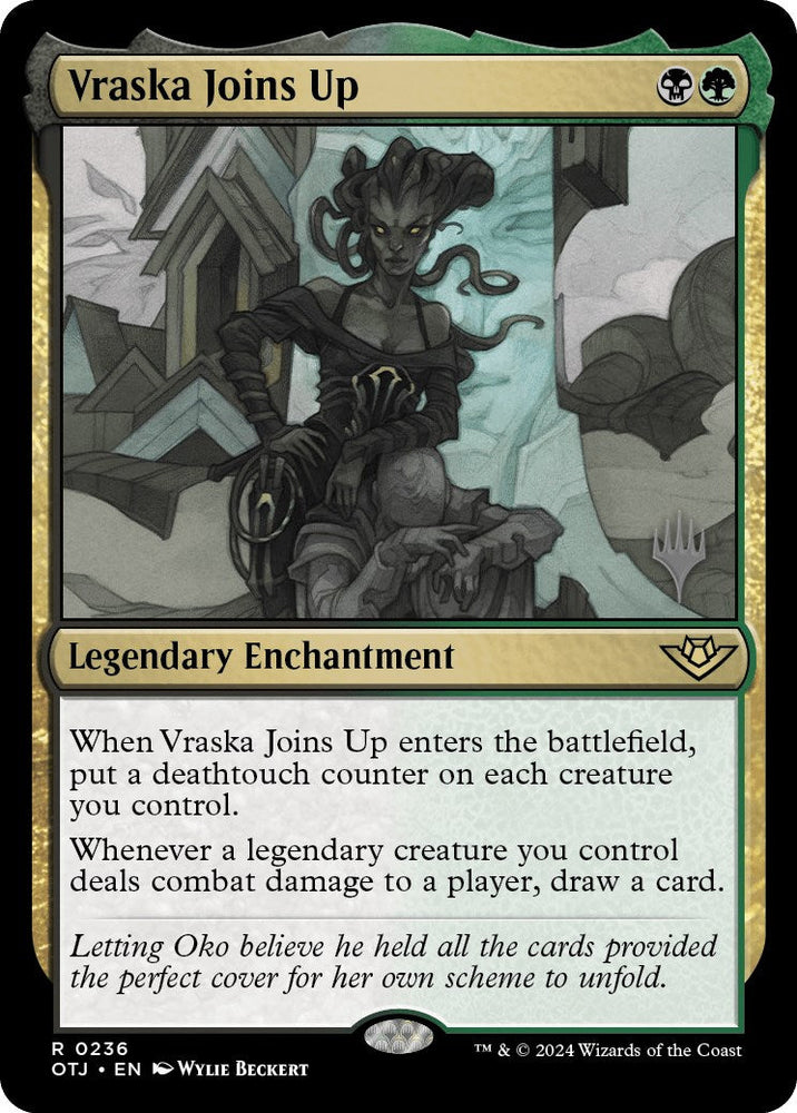 Vraska Joins Up (Promo Pack) [Outlaws of Thunder Junction Promos] Magic: The Gathering