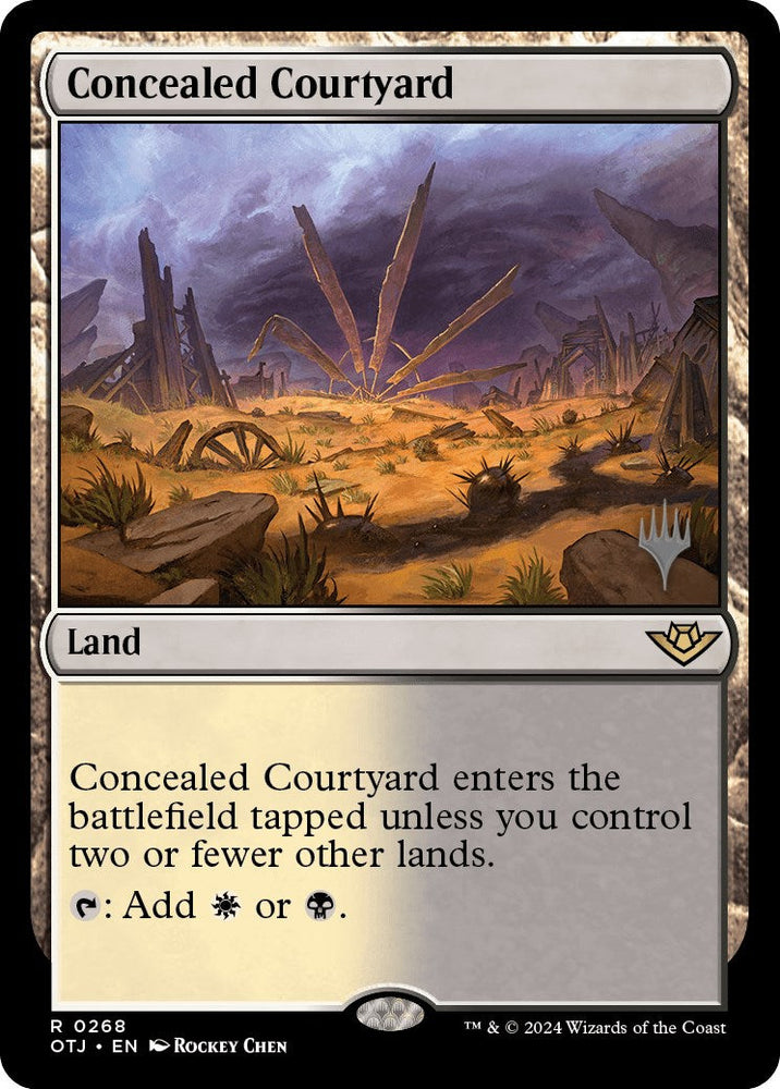 Concealed Courtyard (Promo Pack) [Outlaws of Thunder Junction Promos] Magic: The Gathering